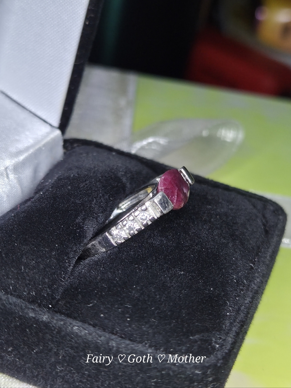 Kay Jewelers Vintage-Inspired Natural Ruby & Diamond Ring - Picture 3 of 13